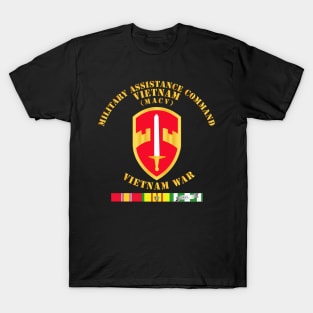 Military Assistance Cmd Vietnam - MACV - Vietnam War w SVC T-Shirt